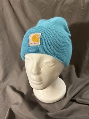 Carhartt Knit Beanie Hat Youth Light Blue